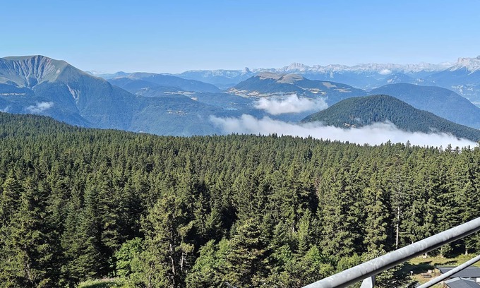 Chamrousse Apartment | 4 to 6 people in a 3 star residence with superb panorama near ski lift and slope