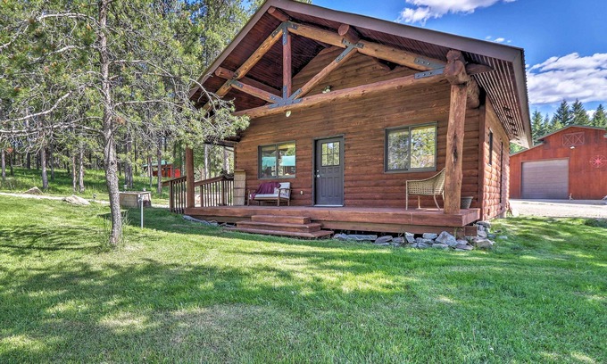 Trego Cabin | 40-Acre Trego Resort Cabin w/Lake & Trails!