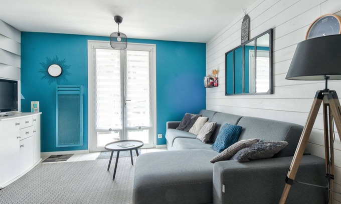 La Gueriniere Apartment | 450m from the beach, flat for 4