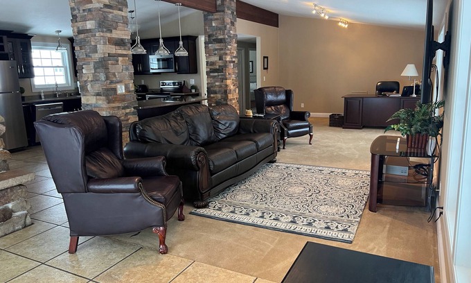 Phillips House | 5-Bedroom Luxury Lake Home W/600' with Pure Sand Swimming & 2.5Acre Private Lot