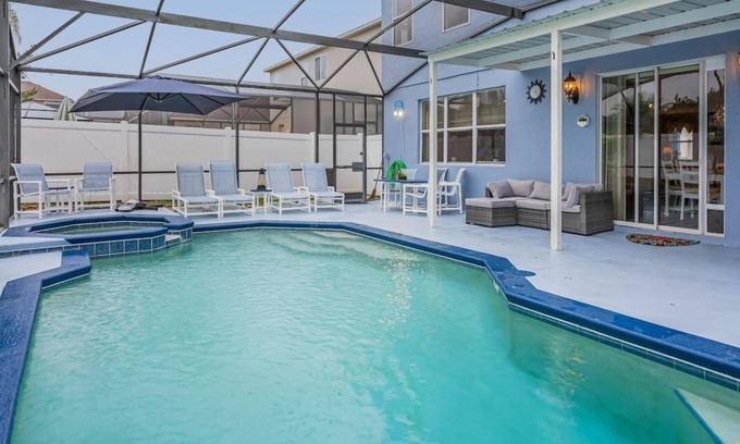 Windwood Bay House | 5 Bedroom Villa l 10 min to Disney l Themed Rooms
