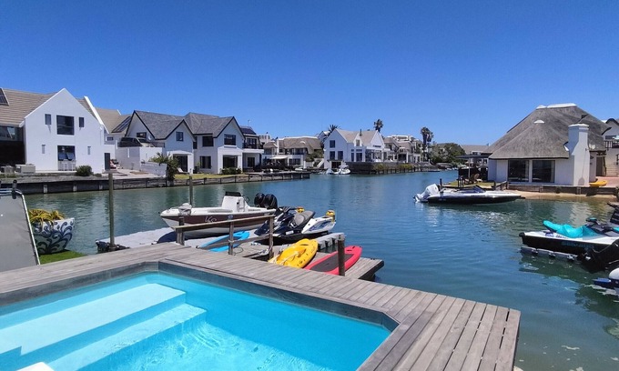 Saint Francis Bay Villa | 5 Bedroom Waterfront Villa: St Francis Bay with Solar Powered Systems and Wi-Fi