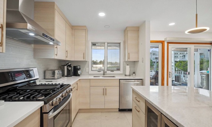 Long Branch House | 5 Bedrooms, pool, jacuzzi, on waterfront less than 1 mile to beaches & boardwalk
