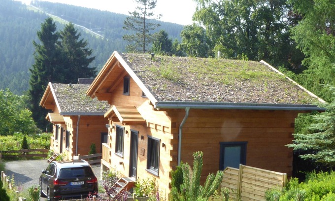 Hahnenklee House | 5 * log cabins with sauna, fireplace, terrace, barbecue etc. in alpine chalet style