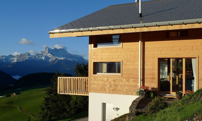 Leysin Ski Chalet | 5 Star Alpine Chalet, 4-5 bedrooms, sauna, luxury summer and winter retreat