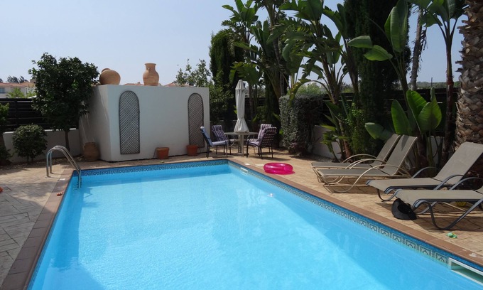 Pernera Villa | 5*Unique Luxurious Detached Villa, Private Pool 8x4, Fenced for Privacy,FREEWIFI