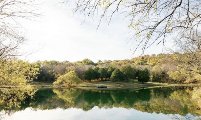 Gallatin House | 50 Acre Lux Cabin w Private Lake Pool Sauna