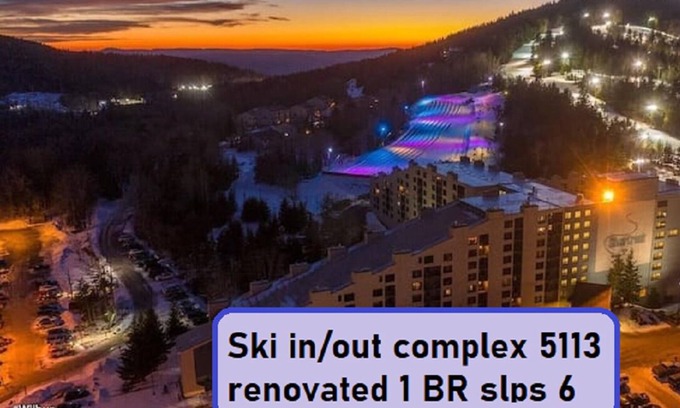 Snowshoe Condo | 5113 Renovated 1 BR , sleeps 6, ski in/out complex