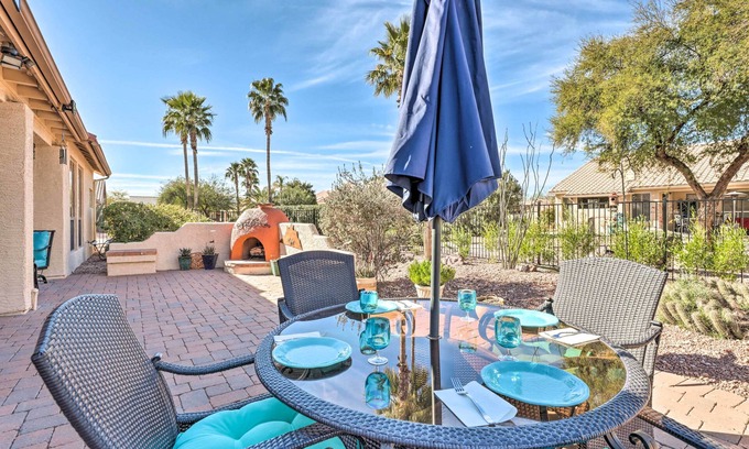 Oakwood House | 55 + Sun Lakes Casa w/Patio & Pool Access
