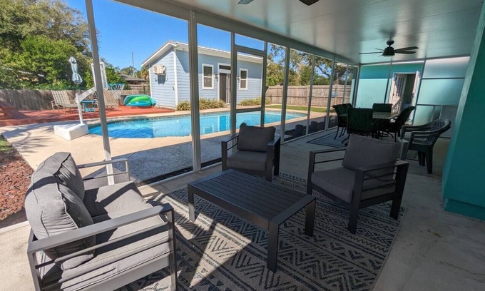 Neptune Beach House | 5BR/4BA Pool & Tiny Home | Good Morning Rentals
