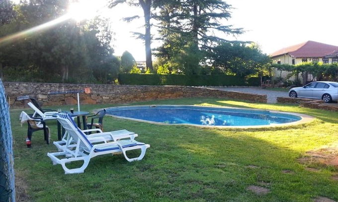 Bornes House | 6 bedrooms house with private pool enclosed garden and wifi at Macedo de Cavaleiros