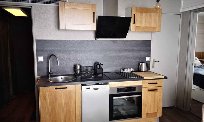 Villarembert Apartment | 6-person apartment in Le Corbier resort, kindergarten 1 minute away