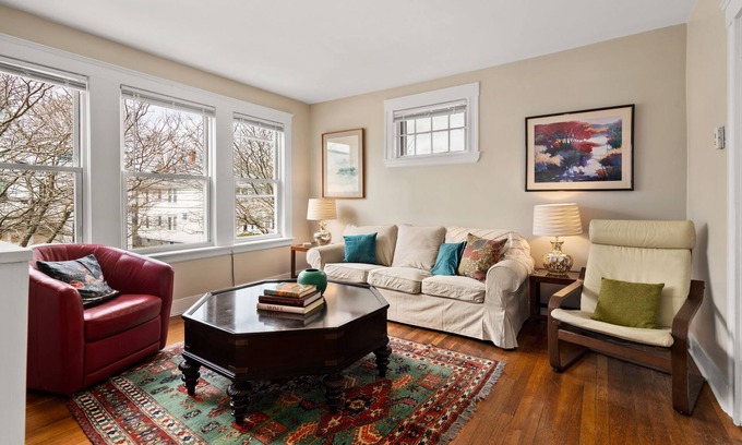 Metropolitan Hill - Beech Street Condo | 6 Room: 2+ Bedroom: Sunny Quintessential Boston