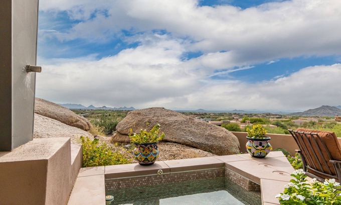 Desert Mountain House | 6200sf Mountainside Home - Stunning City Lights, Gym, Hot Tub, Game Room