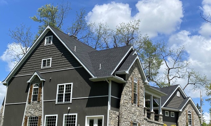 Lafferty House | 6400 sq ft of French country 7 bed hot tub and movie theater