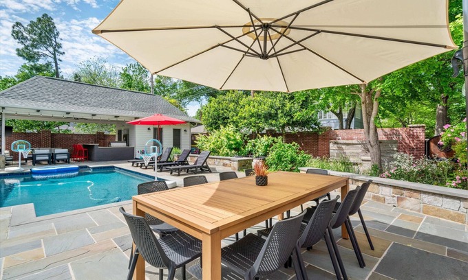 Central Gardens House | 6BR Home | Private Pool & Spa | Games | Gazebo
