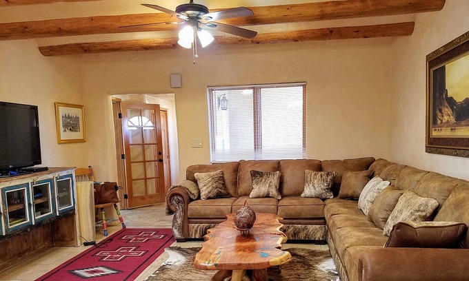 Santa Fe House | 7 Bedroom Family Compound with 4 Bathrooms 2 Sun Rooms and Private Hot Tub