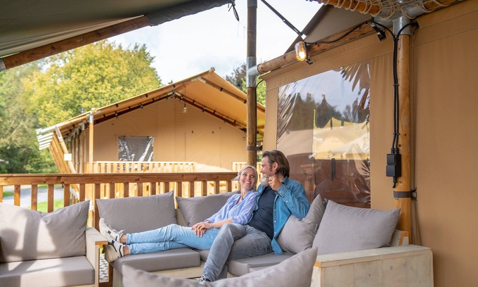 Neufchateau RV Rental | 7-person kids safaritent in the holiday park Landal Glamping Neufchâteau