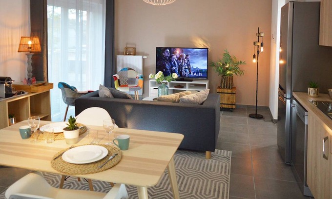 Gosselies Apartment | 70 m² Apartment ∙ 1 bedroom ∙ 2 guests