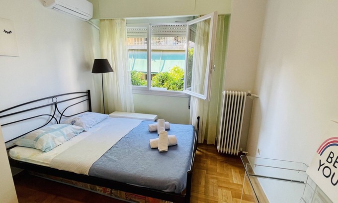 Attiki Apartment | 70m2 Apartment 4 Mins From Athens Central Station!