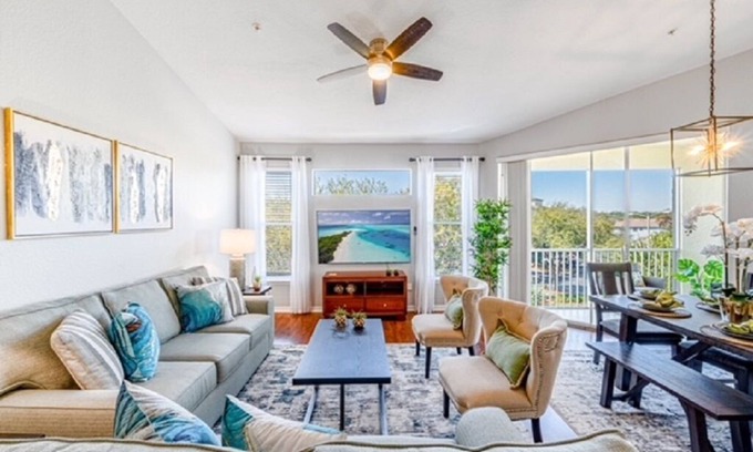 Lindfields Condo | 8-301 Heated pool, gated resort near Disney World, gym, game room, tennis