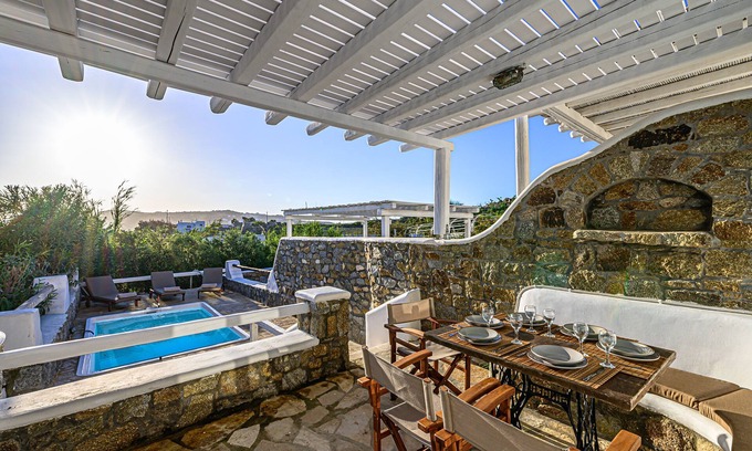 Psarou Villa | 9 Muses Villa Calliope, 3 BR, private plunge pool!