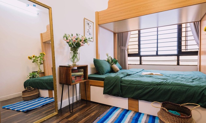 Phuong 8 House | A family room No.06 for three persons with private bathroom outside