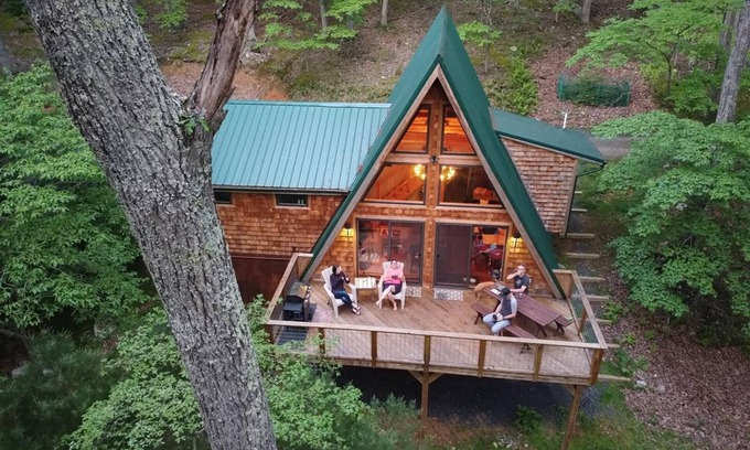 Wardensville Cabin | A-Frame Cabin Escape in George Washington Natl Forest, Lost River Area, WV