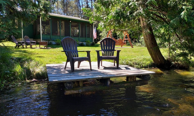 Luzerne Cabin | A Perfect Northern Get-Away On The Scenic Big Creek In Luzerne