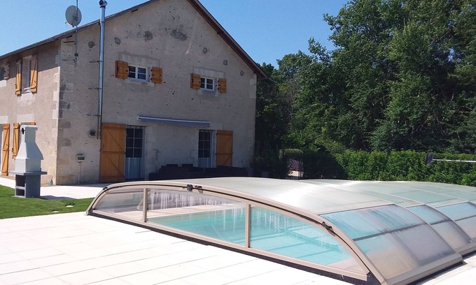 Saint-Savin Cottage | A very spacious cottage with 3 large ensuite bedrooms with Great views. Sleeps 8