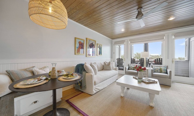Seaside Condo | Above Seaside Amphitheater w/Panoramic Gulf views. Updated! + 2 Adult Bikes!