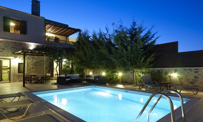 Sgourokefalion Villa | AGRIELIA VILLA FAMILY - FRIENDLY VILLA IN HERAKLION CRETE