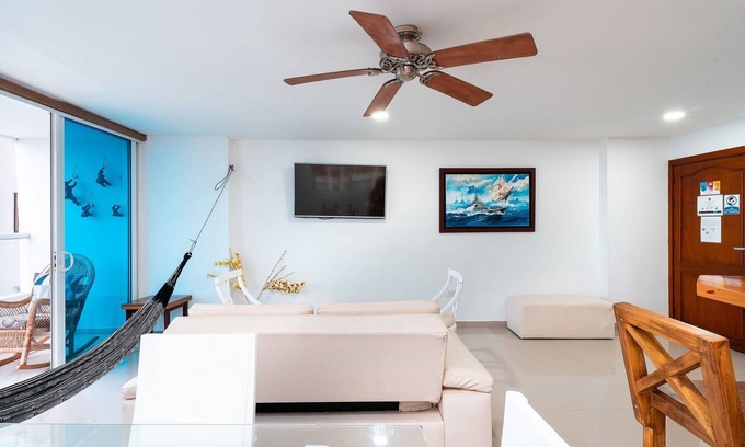 El Laguito House | |Ahead| Panoramic 2BR @Laguito with Balcony & pool