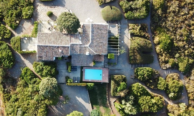 Villanueva del Rosario House | Air-Conditioned Country Home with Pool, Patio, Garden, Wi-Fi & Gorgeous Views