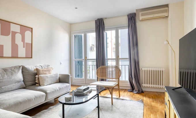 Arapiles Apartment | Airy Chamberi 1BR w/Doorman, nr Ciudad Universitaria, by Blueground
