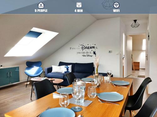 Bussy-Saint-Georges Apartment | Akela - Appartement à 12mn de Disneyland Paris !