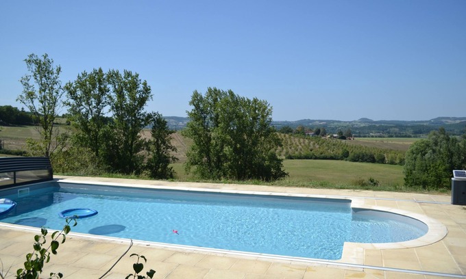 Penne-d'Agenais House | Al Bioule - Maison climatisée avec piscine