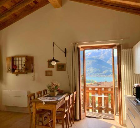 Colico Apartment | Alle Macine - Lake Como Heritage Home in Molino Maufet Watermill - Lake View Balcony