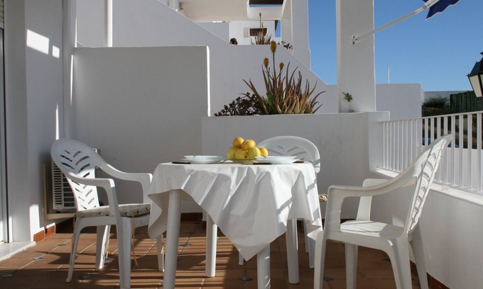 Ventanicas-El Cantal Apartment | Almost on beach front, pool Marvellous sea views, ideal for families, quiet area