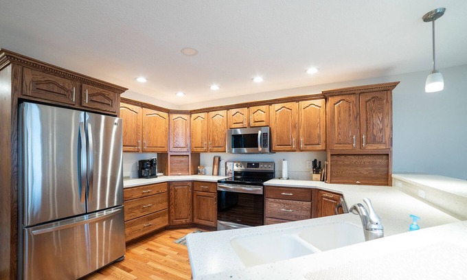 Grayling House | Along The Bayshore: Houghton lakefront renovated home!