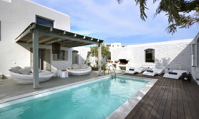 Kalafatis Villa | Amalgam Homes Mykonos - Dafni - Luxury Villa with Private Pool and Sea view