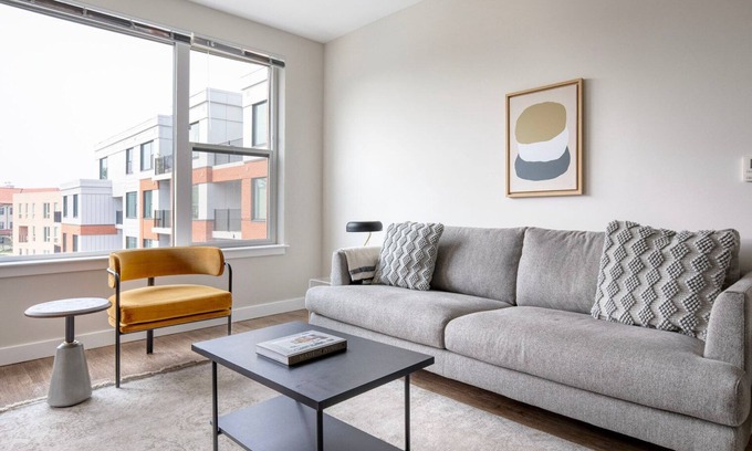 St. Elizabeth's Apartment | Amazing Brighton 2BR w/W/D and Gym, nr Green Line, by Blueground