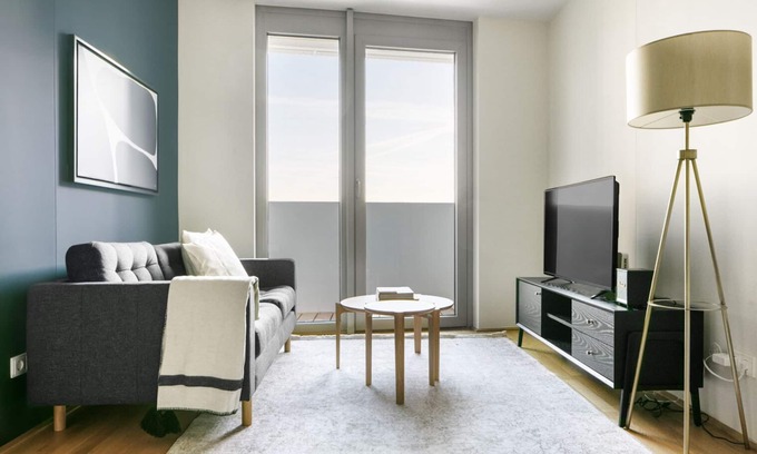 Favoriten Apartment | Amazing Favoriten 1BR w/Gym & Elevator, steps to Metro, by Blueground