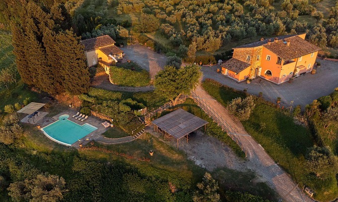 Montelupo Fiorentino Villa | Amazing florentine Villa Casale with 2 private pool and chiledren playgarden strategically ori.