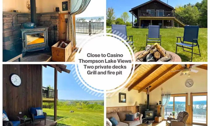 Oxford Cabin | Amazing Lake View~Wood Stove~Deck~Outdoor Shower