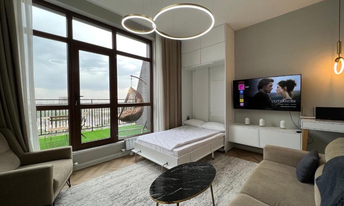 Sverdlov District Apartment | Amazing view,high floor,secured 24hrs