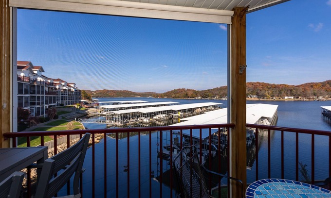 Camdenton Condo | Amazing view of lake from water-front condo! Close to Ballparks National.