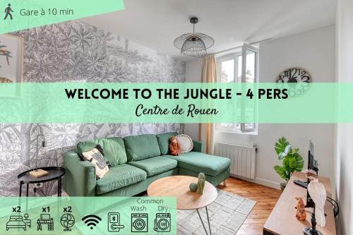Rouen City Centre Apartment | Ambiance Jungle Rouen Centre - MyLittleStay