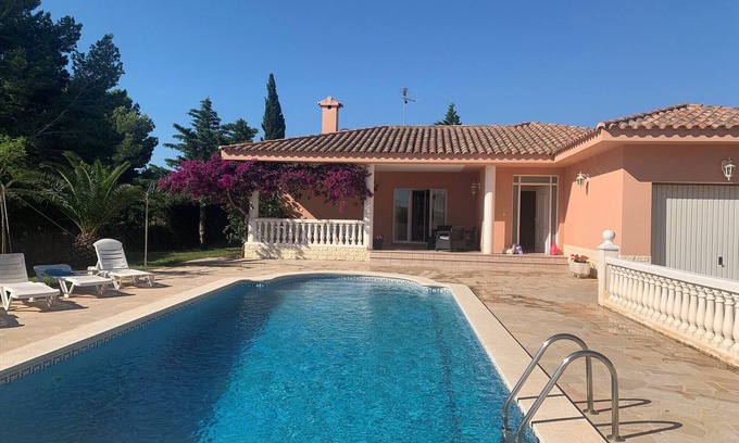 Les Tres Cales House | Ame445 Villa Avec Piscine Privee 5x11m, Climatisation, Wifi A 150m Plage