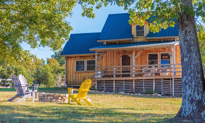 Seaman Cabin | Amish-built cabin, serene and peaceful with pond and private dock for fishing.